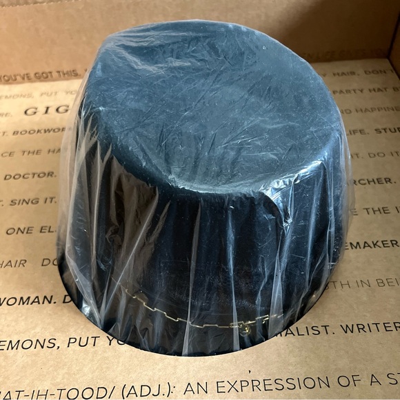 NEVER WORN! BRAND NEW IN BOX Limited Edition Gigi Pip x Two Roads Black Hat - Picture 10 of 11